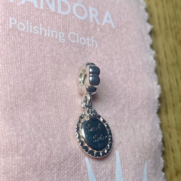 Pandora “Sweet Sister” Dangle Charm – Retired - Picture 4 of 4